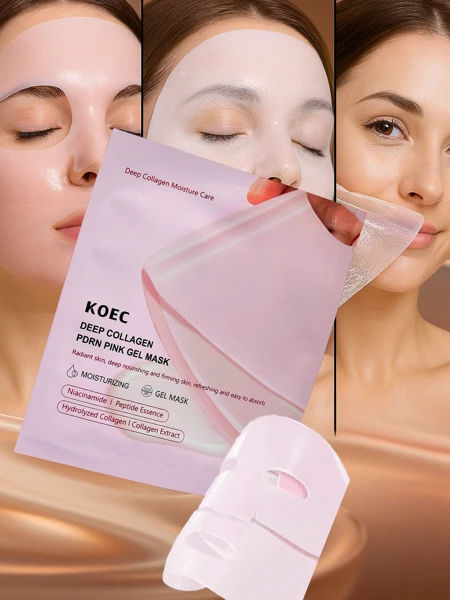 KOES Collagen Facial Sheet Mask - Deep Hydration and Firming