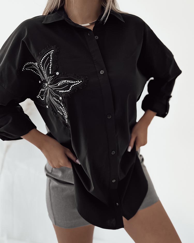 Royalfashion Women's Shirt with Patch