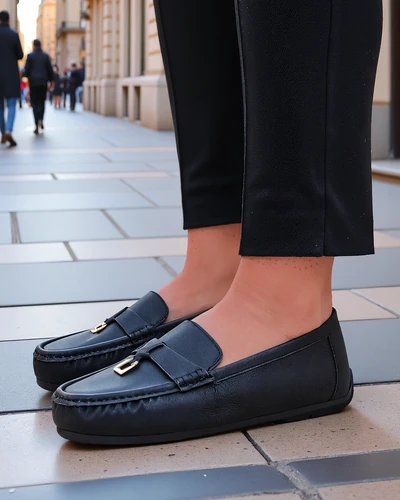 Royalfashion Matte women's moccasins Timmone