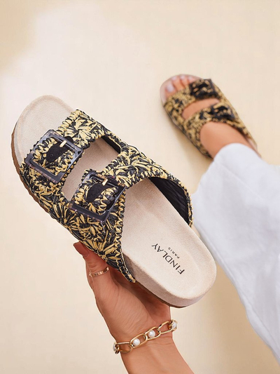 Royal Fashion Women's Buckle Sandals Samorra
