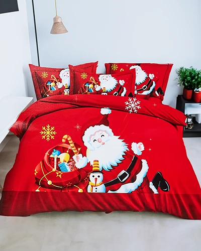 Royalfashion Christmas bedding 160x200 set 3-PIECES