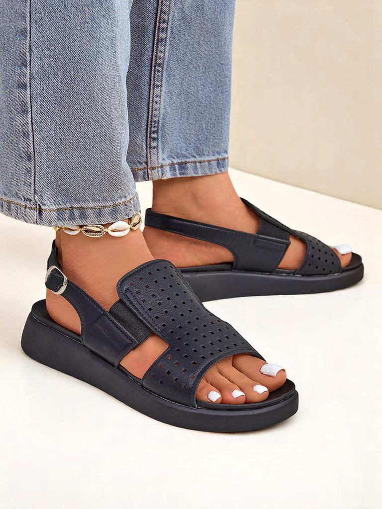 Royalfashion Women's BreezyStep Thick Sole Sandals