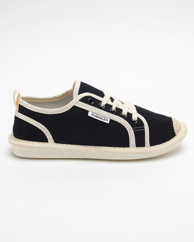 Black Mokida woven women's sneakers - Footwear