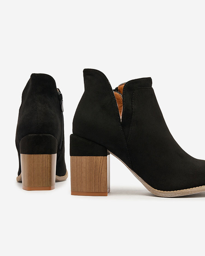 Royalfashion Mustad naiste Ricteas stiletto saapad