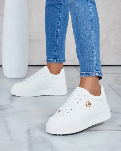 Royalfashion Women's platform sports sneakers Calomie