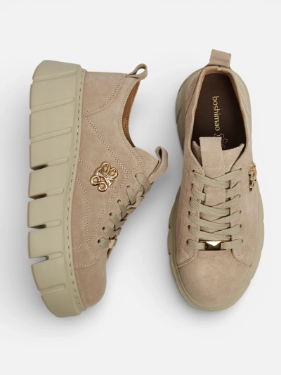 Спортивные женские кроссовки из натуральной кожи Renos