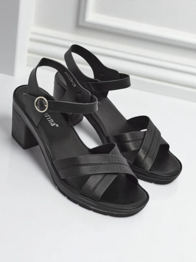 Royalfashion Women's block heel sandals SoleAura