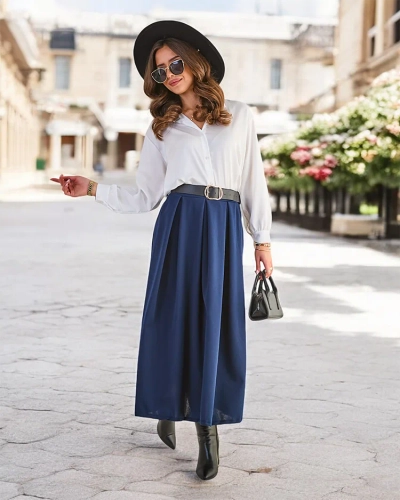 Royalfashion Kvinnors midi kjol