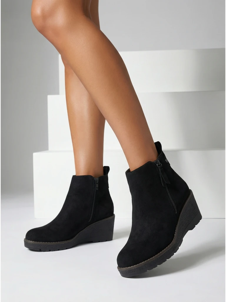 Zarrico Women's Wedge Ankle Boots