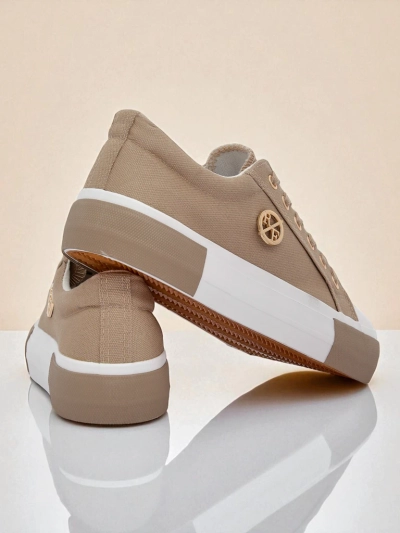 Beige Women’s Aurelio Canvas Sneakers