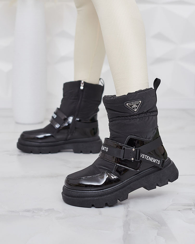 Royalfashion Naiste mustad lumesaapad Fiellar