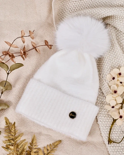 Royalfashion Kvinnar hatt med en pompom
