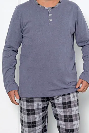 Royalfashion Cotton Men's Checkered Pajama PLUS SIZE