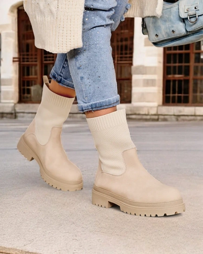 Royalfashion Kvinnor Slip-On Ankel Stövlar Dorino