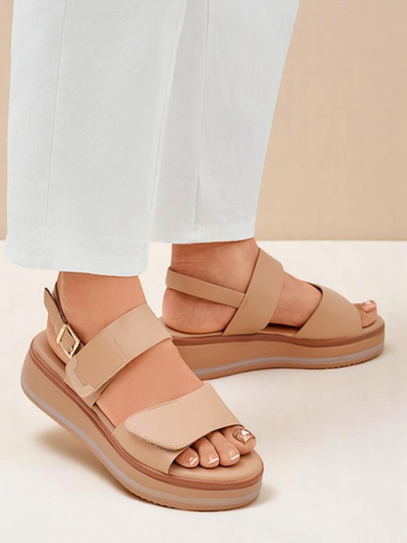 Royal Fashion Women's Thick-Soled Tulip Sandals