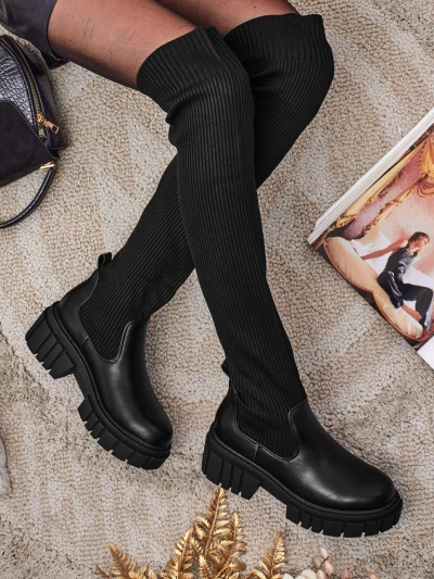 Naiste pealekäidavad saapad Obsidian Rose