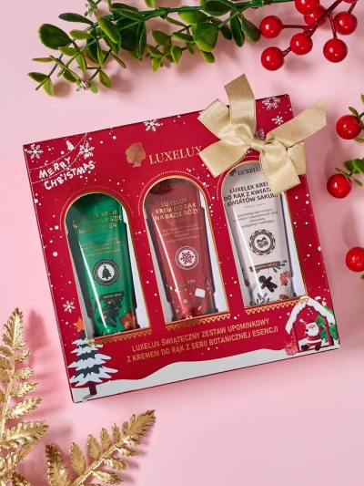 Luxelux Christmas set of hand creams from the botanical essence series 25g