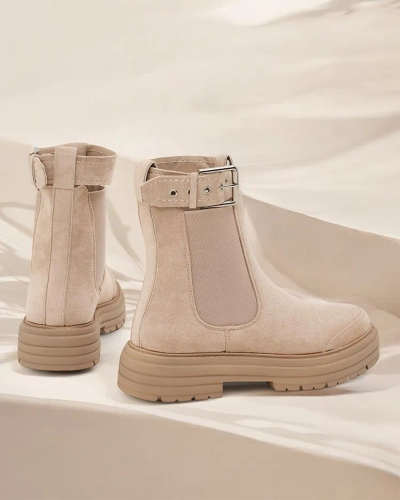 Royalfashion Veni's ankle boots with decorative strap Ozzoas
