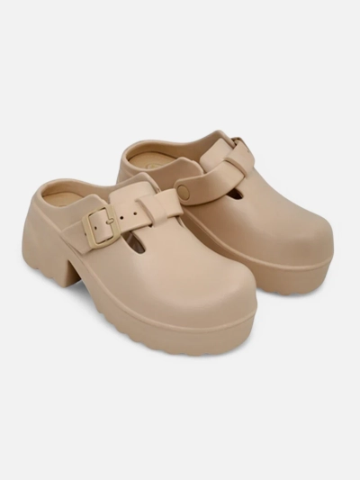 Royalfashion Women's rubber heeled sandals Voxones