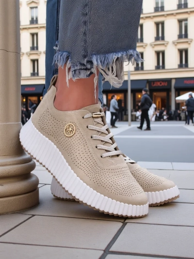 Royalfashion Women's sporty perforated sneakers Tobin