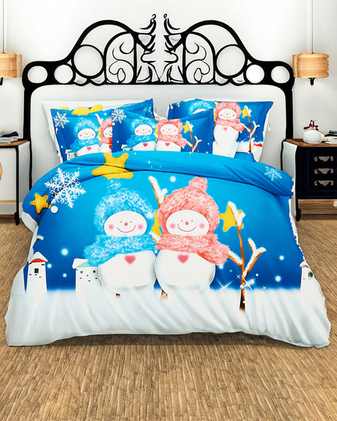 Royalfashion Mustriline voodipesu 200x220 3-osaline komplekt