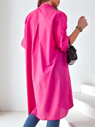 Royalfashion Puuvillane pikkade varrukatega naiste üleise särgid