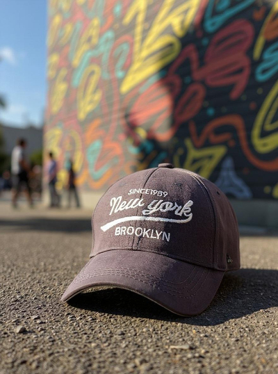 Royalfashion Cap with Visor New York Brooklyn Unisex