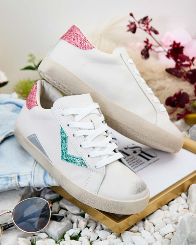 Royalfashion Women's sporty sneakers with embellishments Ginn