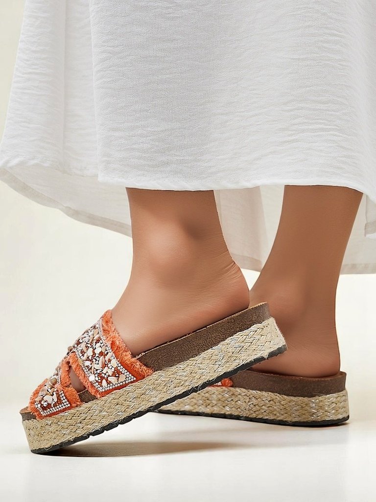 Royalfashion Женские шлёпанцы с украшениями Candy Candy