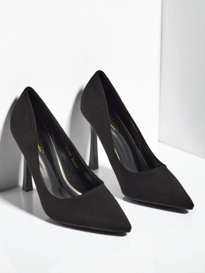 Женские туфли-лодочки на шпильке из эко-замши Belunika