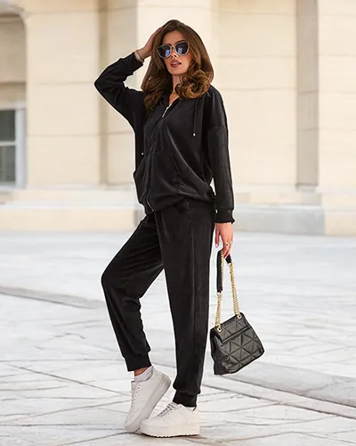 Royalfashion Naiste puuvillane a'la veluur komplekt