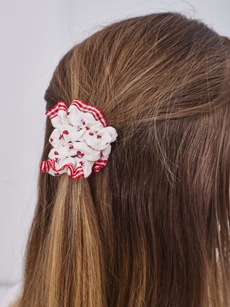 Royalfashion Set of 2 hair ties with print Duettia