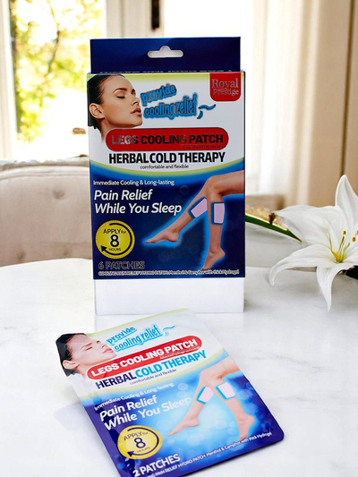 Cooling patches for legs for better sleep 8H (6 pcs.)