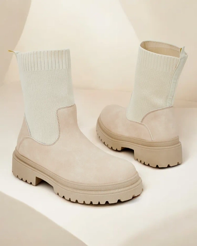 Royalfashion Kvinnor Slip-On Ankel Stövlar Dorino