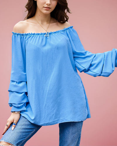 Royalfashion Naiste pluus a'la hiszpanka rüüsidega