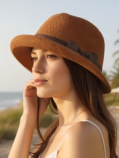 Royalfashion Женская шляпа, украшенная бантом Summer Grace