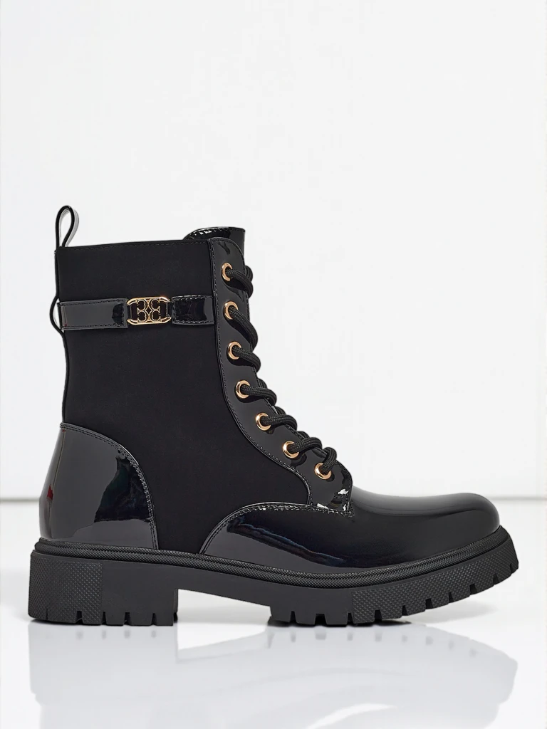 Paeltega poolsaapad matist ja lakitud ökonahast Alvinea