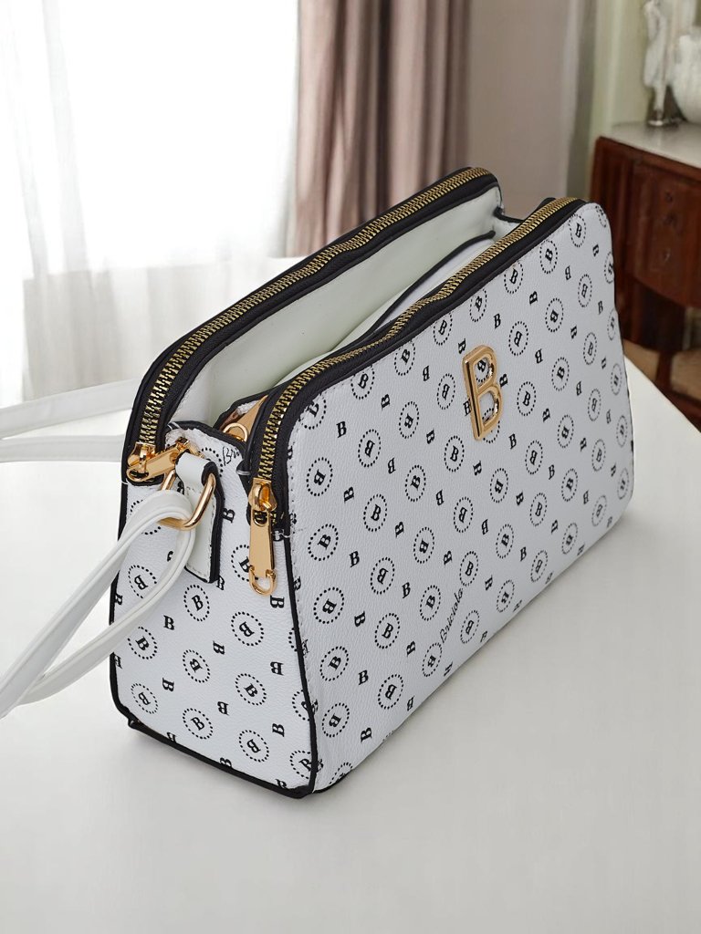 Royalfashion Väike käekott ökonahast, Viva Linea mustriga