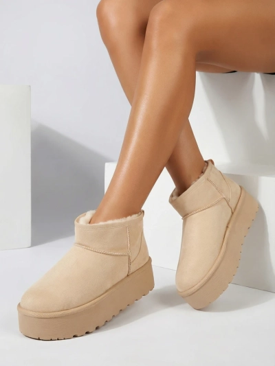 Royalfashion Women's platform a'la snow boots Dagodo