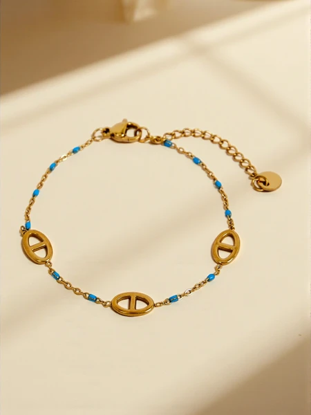 Callisto Aurea Gold-Plated Beaded Bracelet