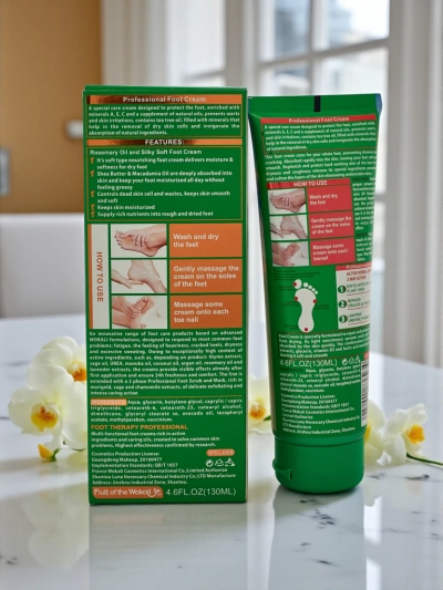 Deeply Moisturizing and Regenerating Cream for Feet and Dry Heels