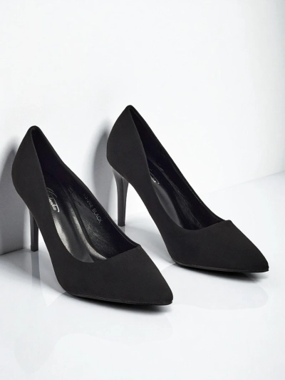 Женские туфли-лодочки на шпильке из эко-замши Jasvoria