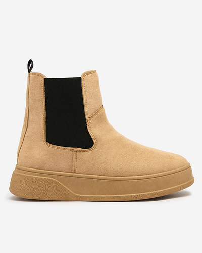 Royalfashion Women's boots a'la snow boots in camel color Uteris