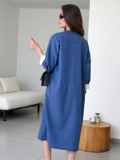 Royalfashion Naiste midi-riie suurde, lilledega