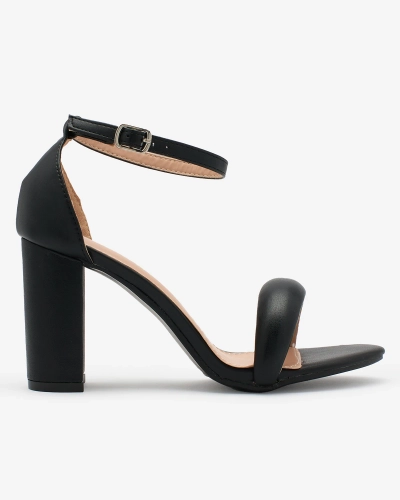 Royalfashion Black Women's Vefre High Stiletto Sandaalid