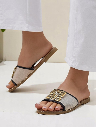 Royalfashion Women’s flat-sole slippers Rorole
