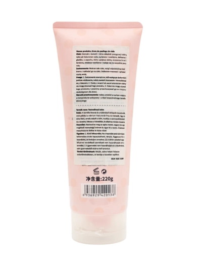 Fine-grained face and body scrub, perfumed