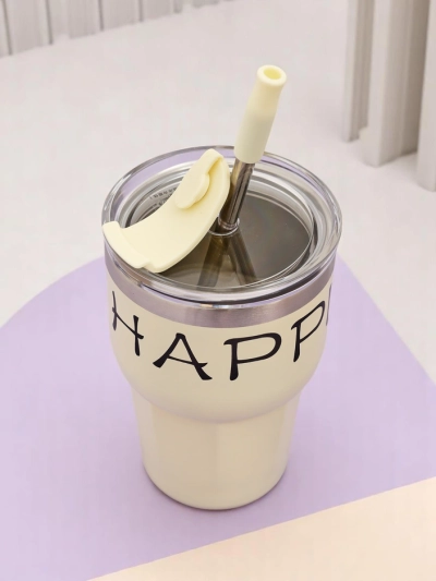 Royalfashion Thermal Mug with Straw Beautiful