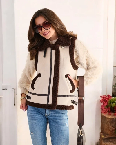 Жилет Royalfashion для женщин с искусственным мехом