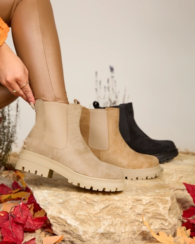 Royalfashion Beežid naiste isoleeritud Comfy Walk saapad